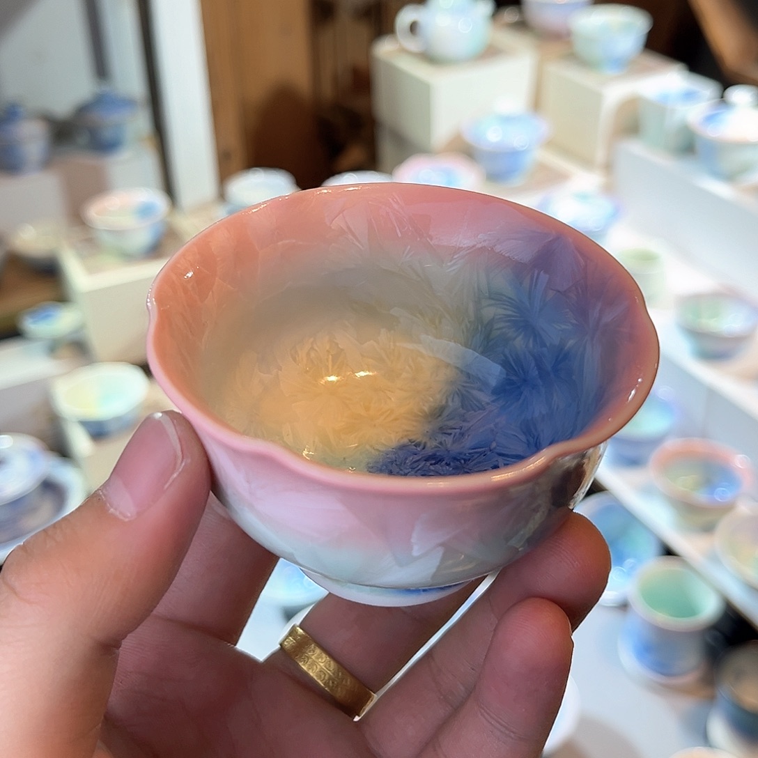 *****结晶冰花系列四色杯