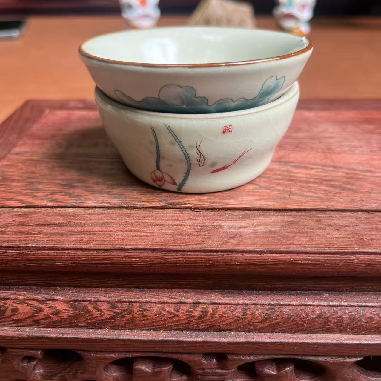 黄汝和气生财茶漏-4475