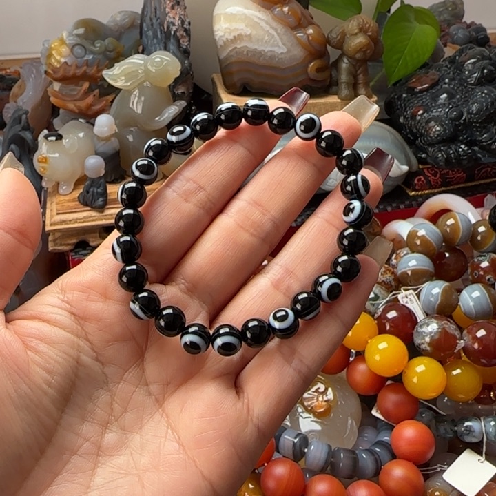 玛瑙/玉髓手串未镶嵌乐****g