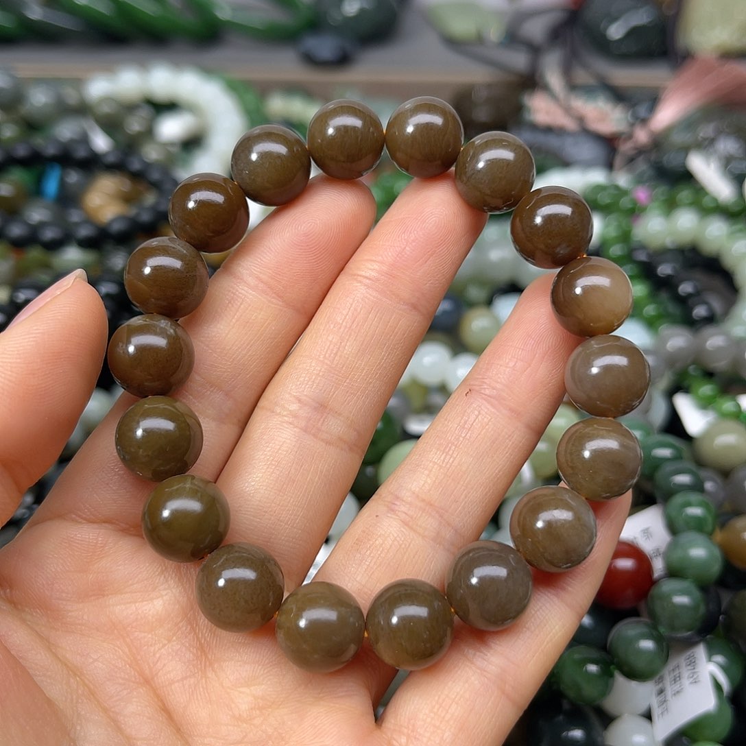 和田玉未镶嵌手链