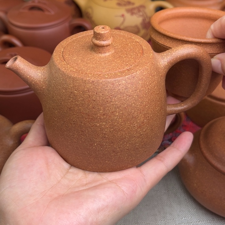 茶壶紫砂原矿黄降坡20目汉铎精工半手280cc