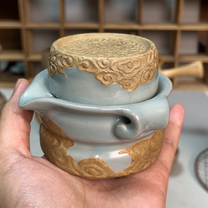 壶老段烧陶瓷茶器