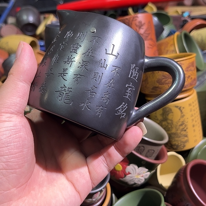 茶杯紫砂全手工紫砂主人杯