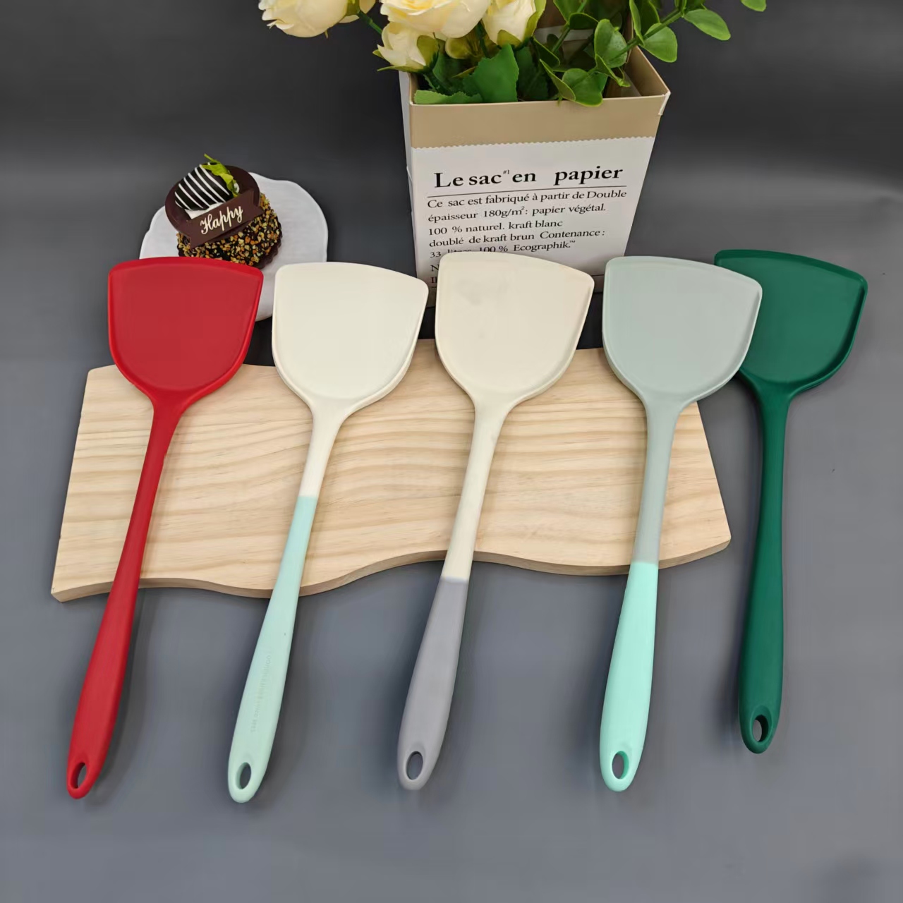 【年底清货】食品级硅胶锅铲2支【汤姆福利专场】