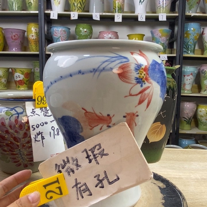 景德镇高温陶瓷花盆