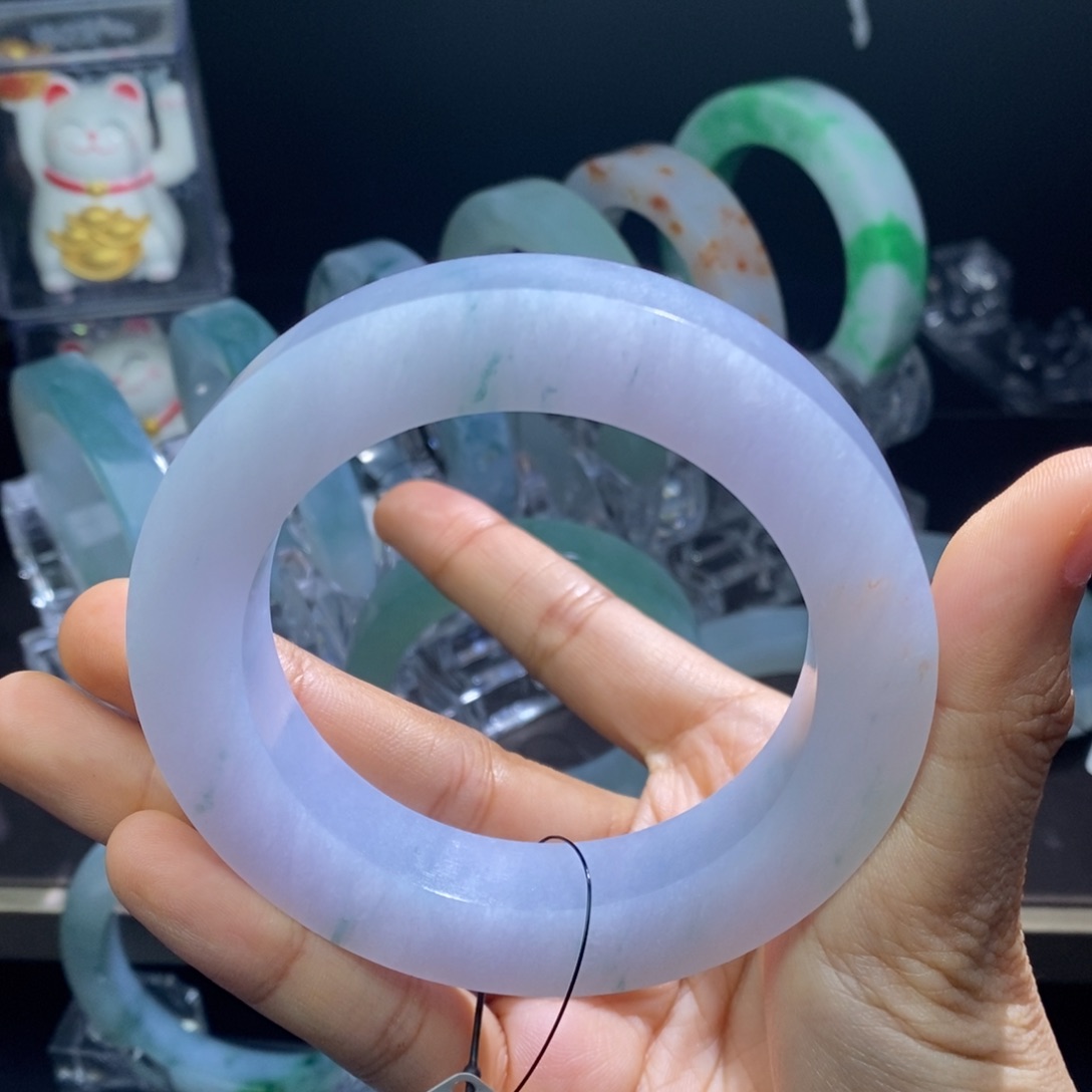 定制翡翠翡翠手镯未镶嵌我***活