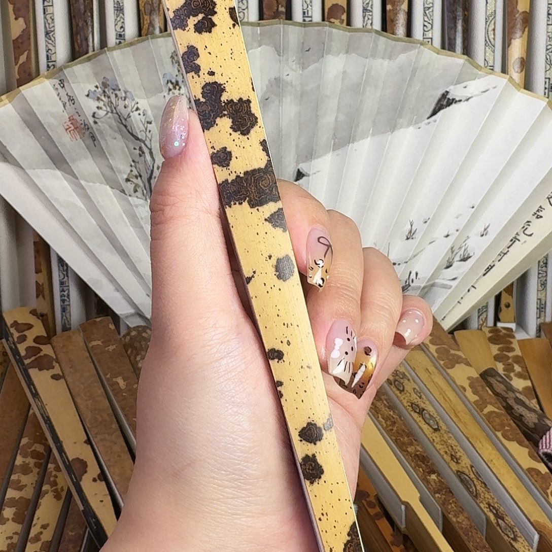 扇子紫花老云妃折扇85-16-2.0