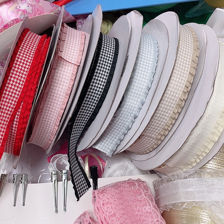 千鸟格2.5cm织带5码8米