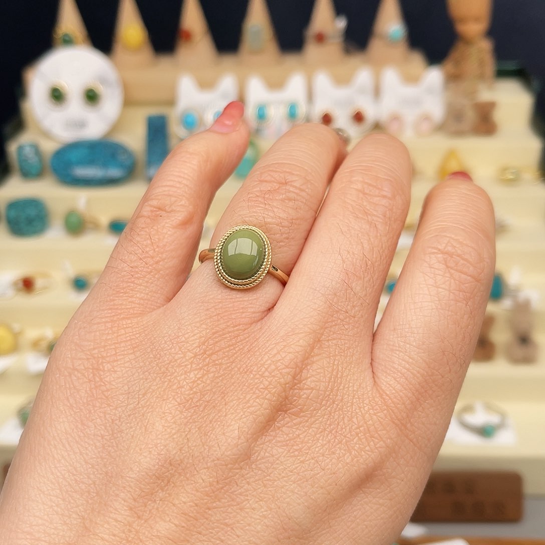绿松石戒指合金女戒