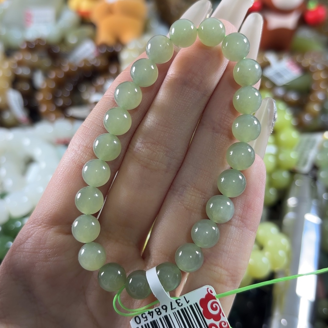 和田玉未镶嵌手链395