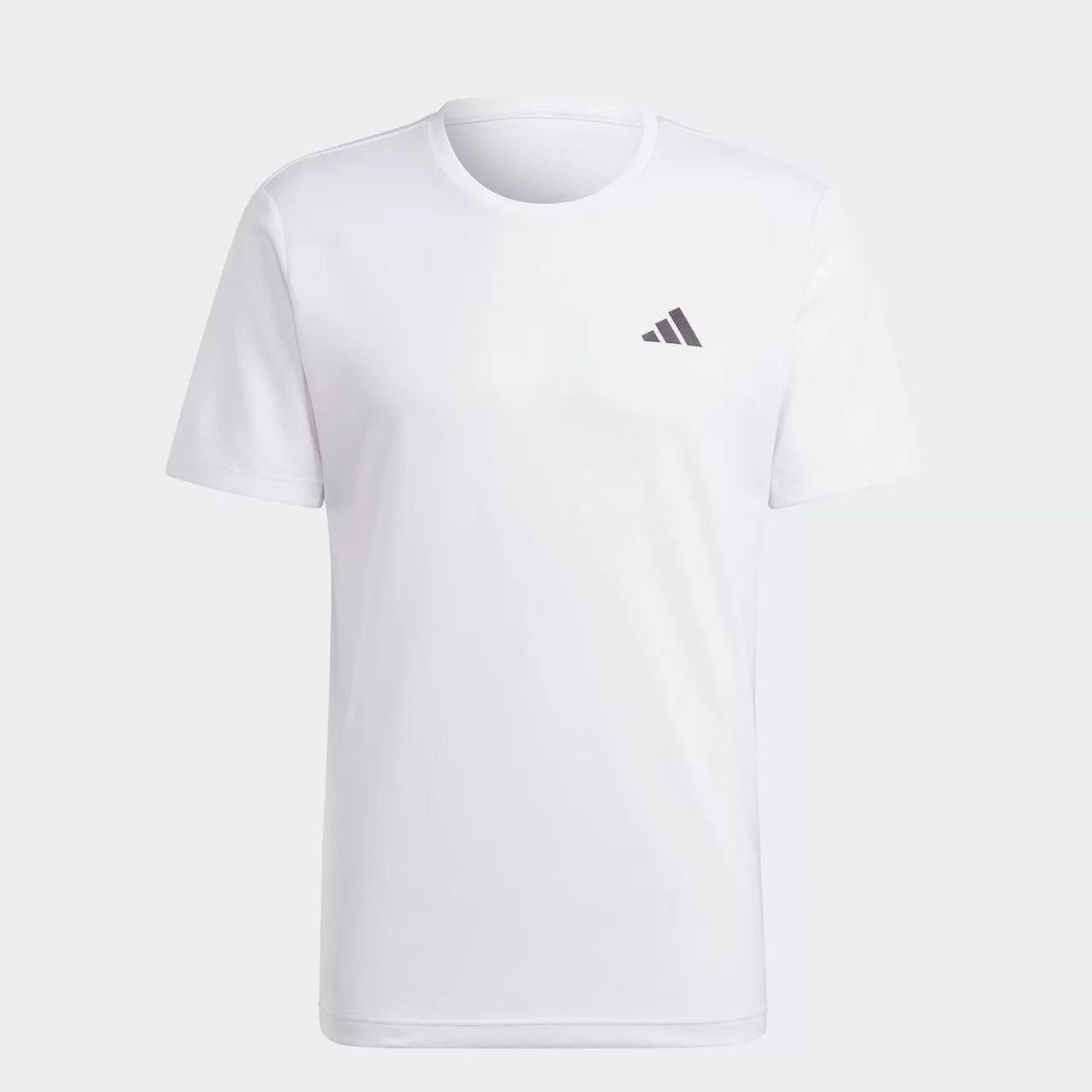 Adidas/阿迪达斯新款男士简约轻盈亲肤运动短袖T恤HR8728