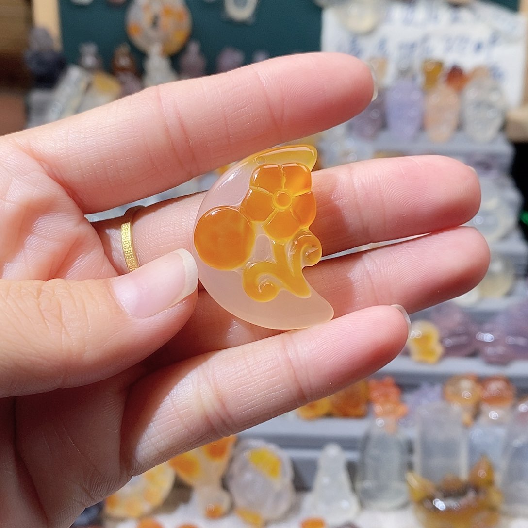 未镶嵌吊坠玛瑙/玉髓