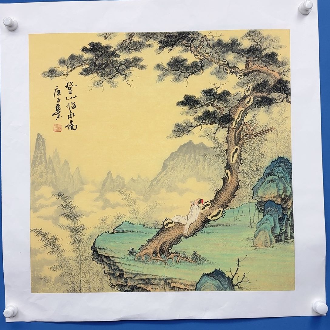 国画多次参加国内外大型