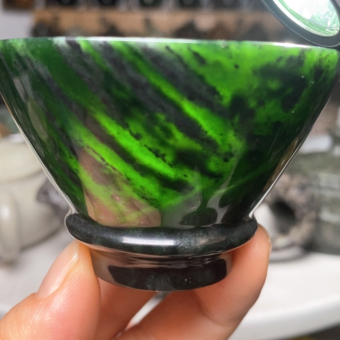 藏玉药王石福利款斗笠杯70cc