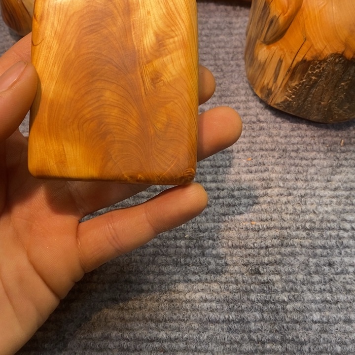 柏木（崖柏）東*陈化老料把件手串 