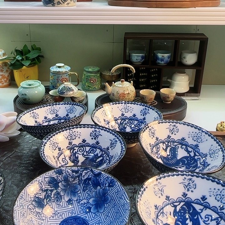 陶瓷茶具套装旅行茶具茶叶罐玻璃杯主人杯