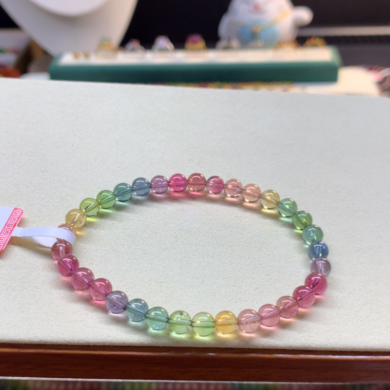 【闪购商品】碧玺手串未镶嵌人鱼色标5.8mm