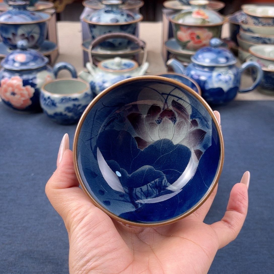 杯景德镇手绘手工茶具