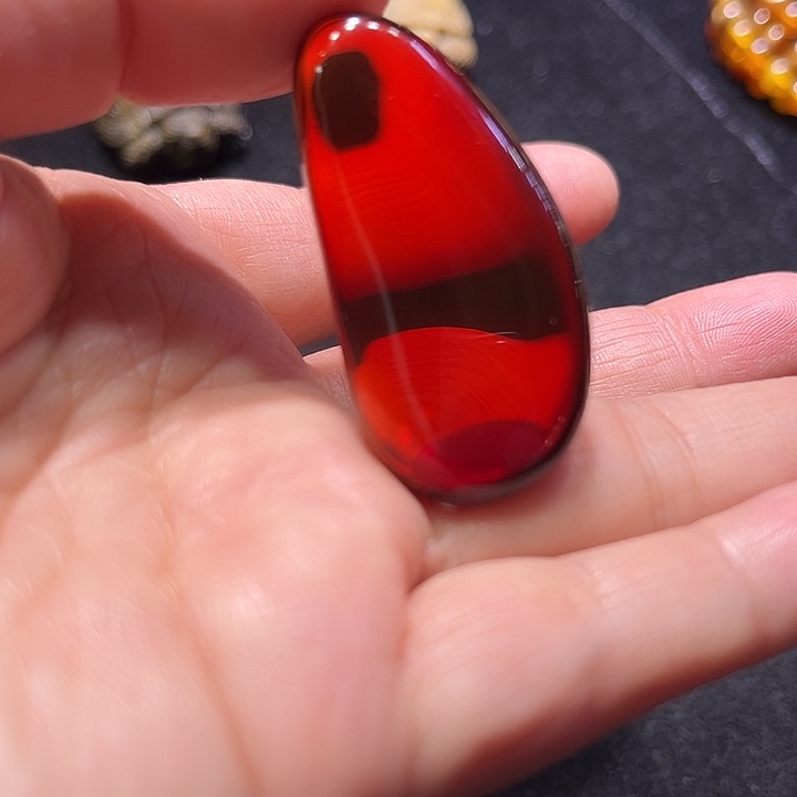 琥珀未镶嵌颈饰緬甸琥珀