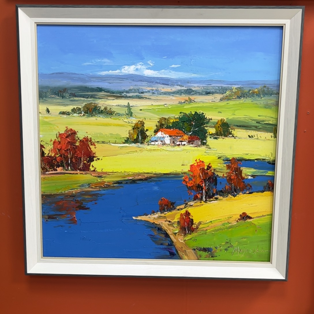 凡***读手工手绘精品油画60+60带框