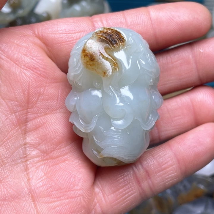和田玉（糖玉）颈饰未镶嵌