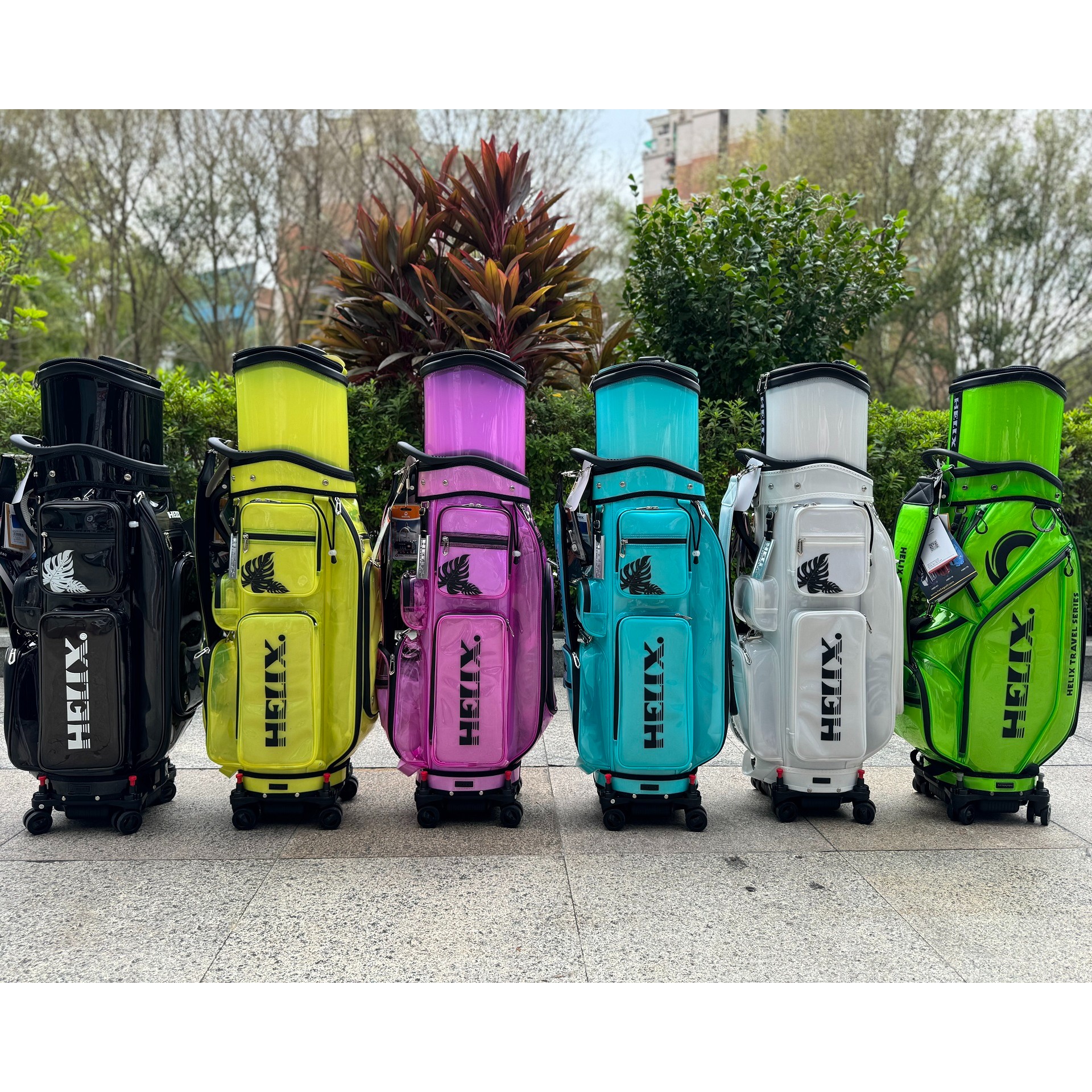 HELIX/喜力克斯高尔夫球包航空包带轮托运包男士女士球杆袋正品