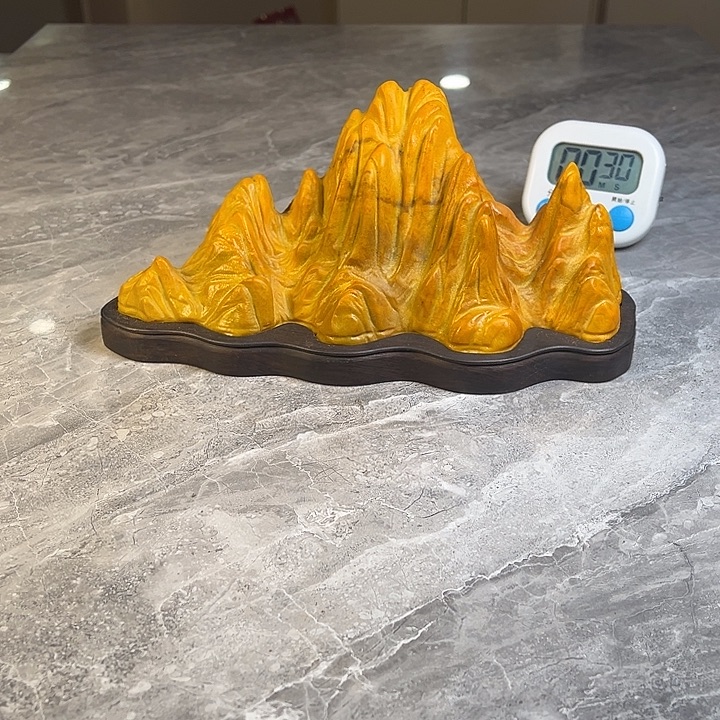 褚***武奇石茶宠鱼缸文房摆件