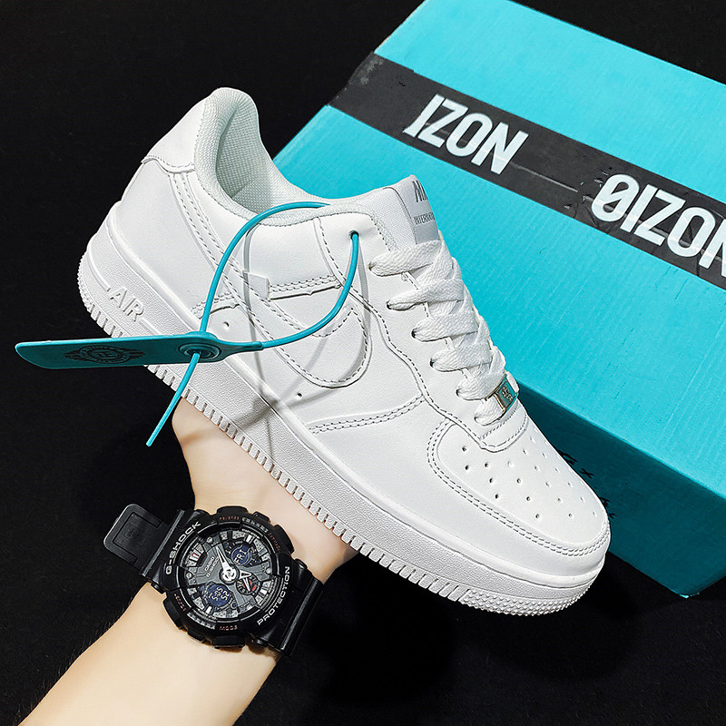 断码空军一号纯白色小白鞋男女情侣款百搭板鞋低帮学生运动潮鞋