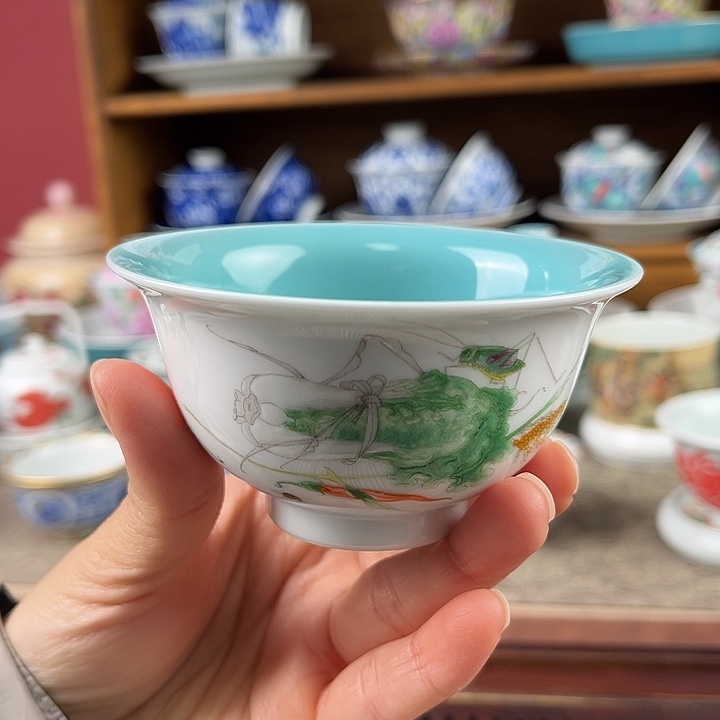 微瑕单杯景德镇陶瓷