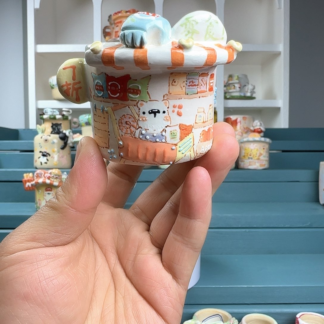 红陶多肉花盆：口径4.8 外高4.7