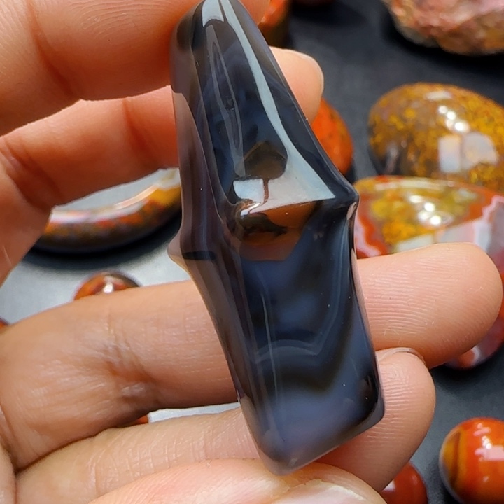 玛瑙/玉髓战国红玛瑙未镶嵌