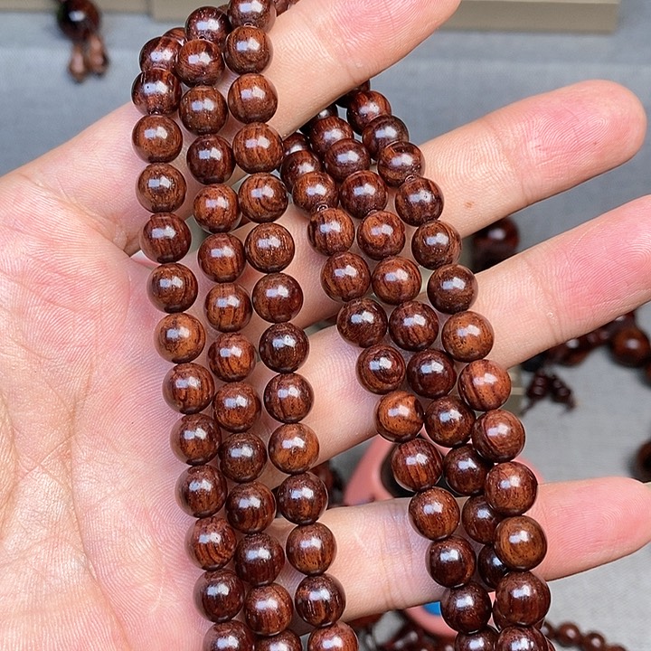 【闪购商品】黄花梨/降香黄檀0.8紫油梨花梨手串