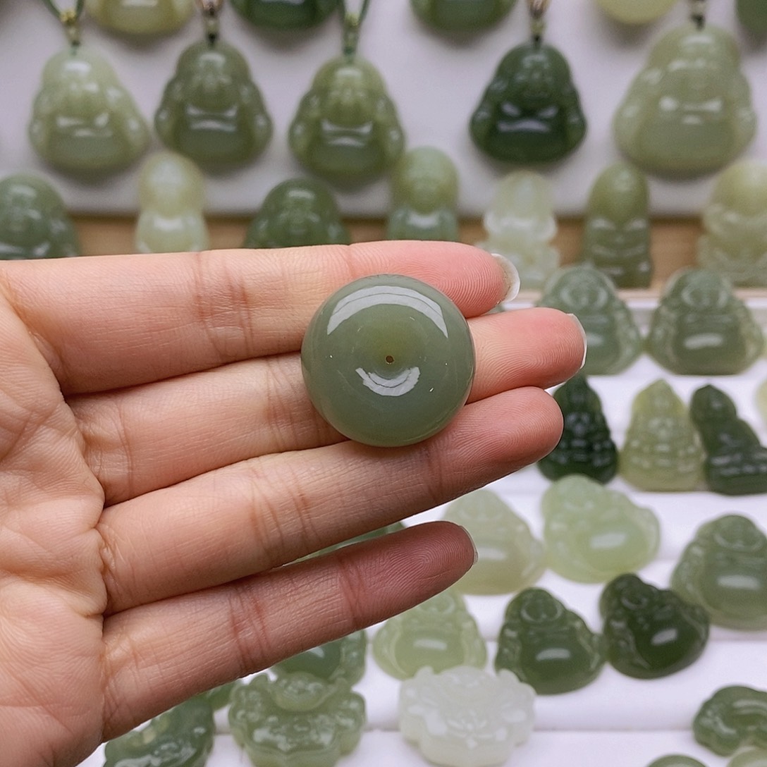 和田玉颈饰未镶嵌z*