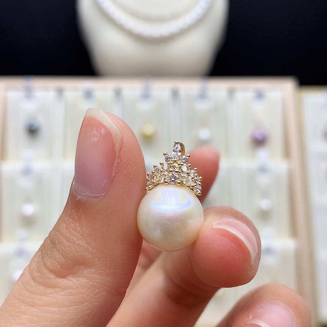 淡水珍珠颈饰合金