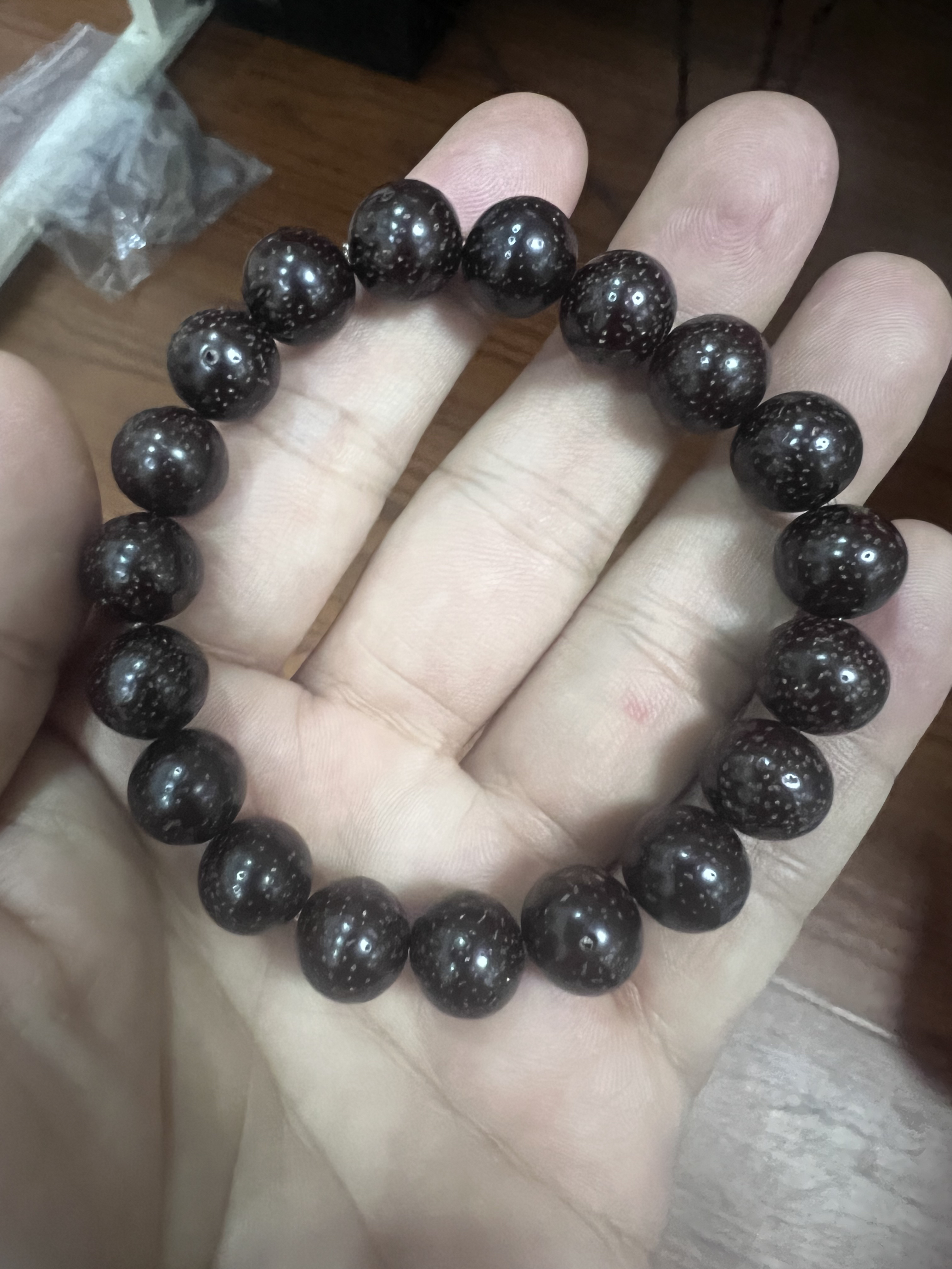 B32黑金星月菩提单圈11mm