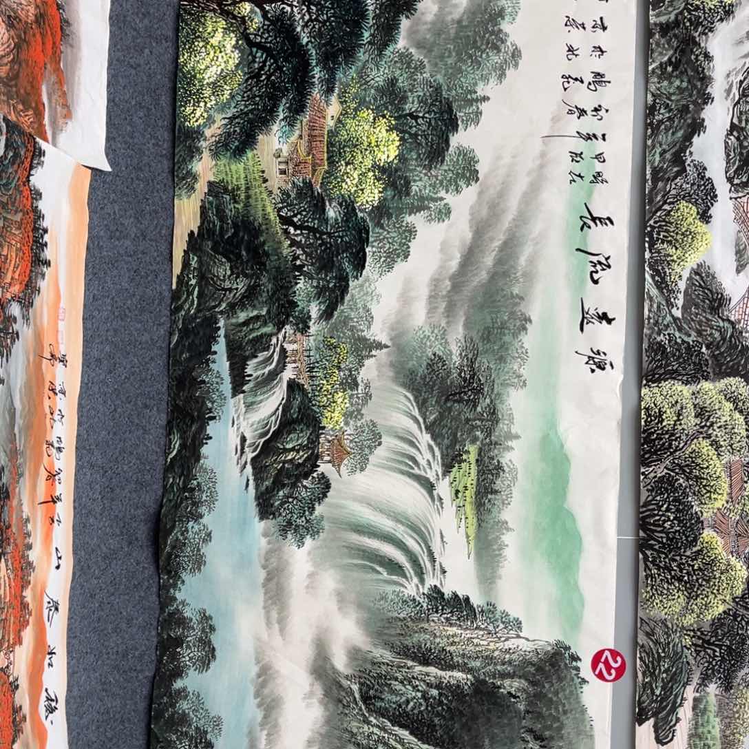 国画水**山小伙伴们都好喜欢