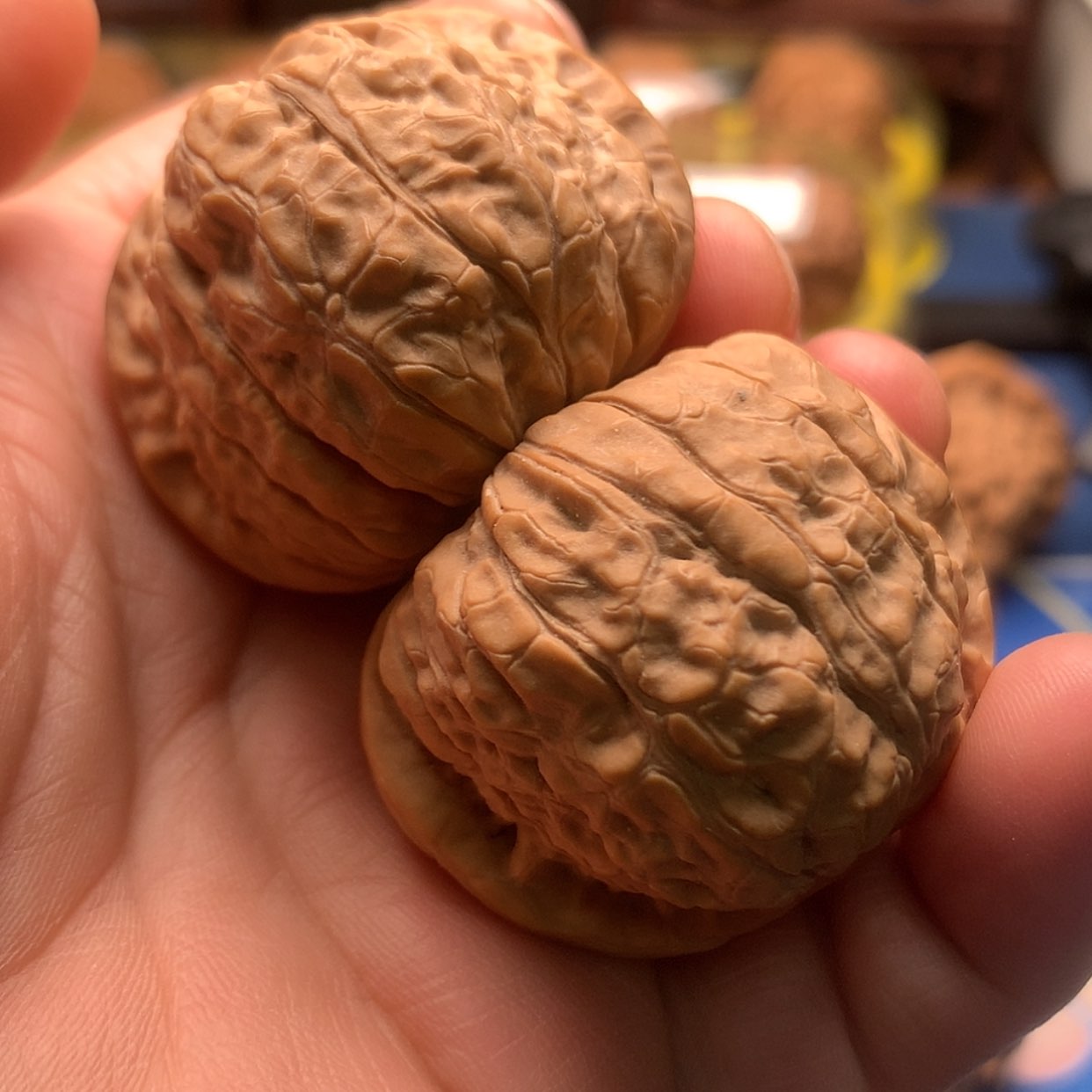 【闪购商品】文玩核桃把件博*南瓜41