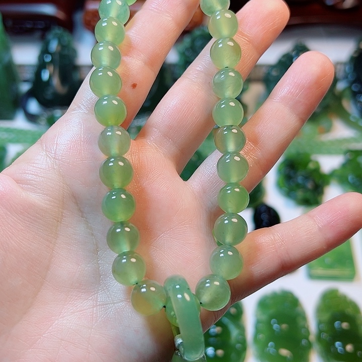 蛇纹石玉未镶嵌手把