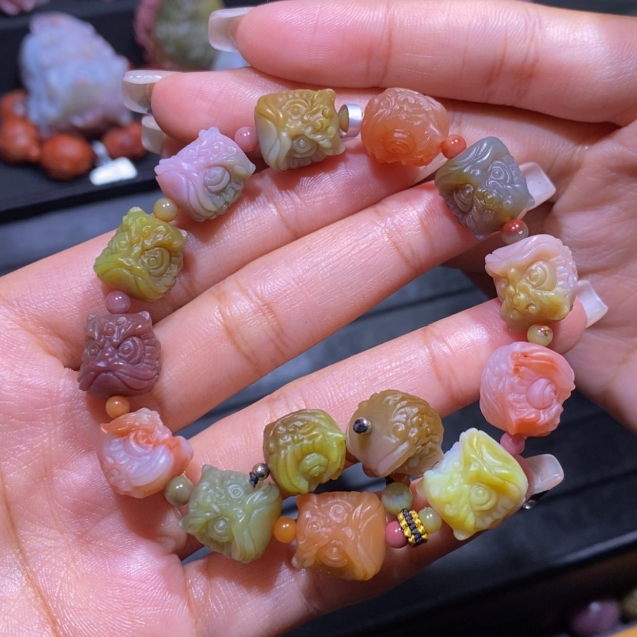 【闪购商品】玛瑙/玉髓手串未镶嵌盐源玛瑙