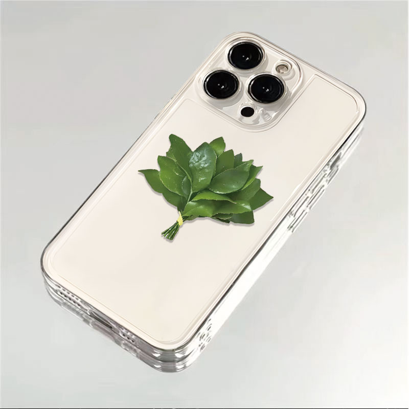 柚子叶适用苹果iPhone17pro14小米15promax华为p80手机壳创意趣味
