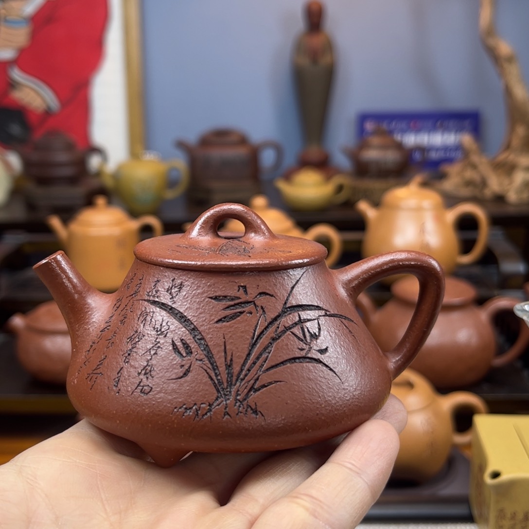 紫砂茶具半手工制作