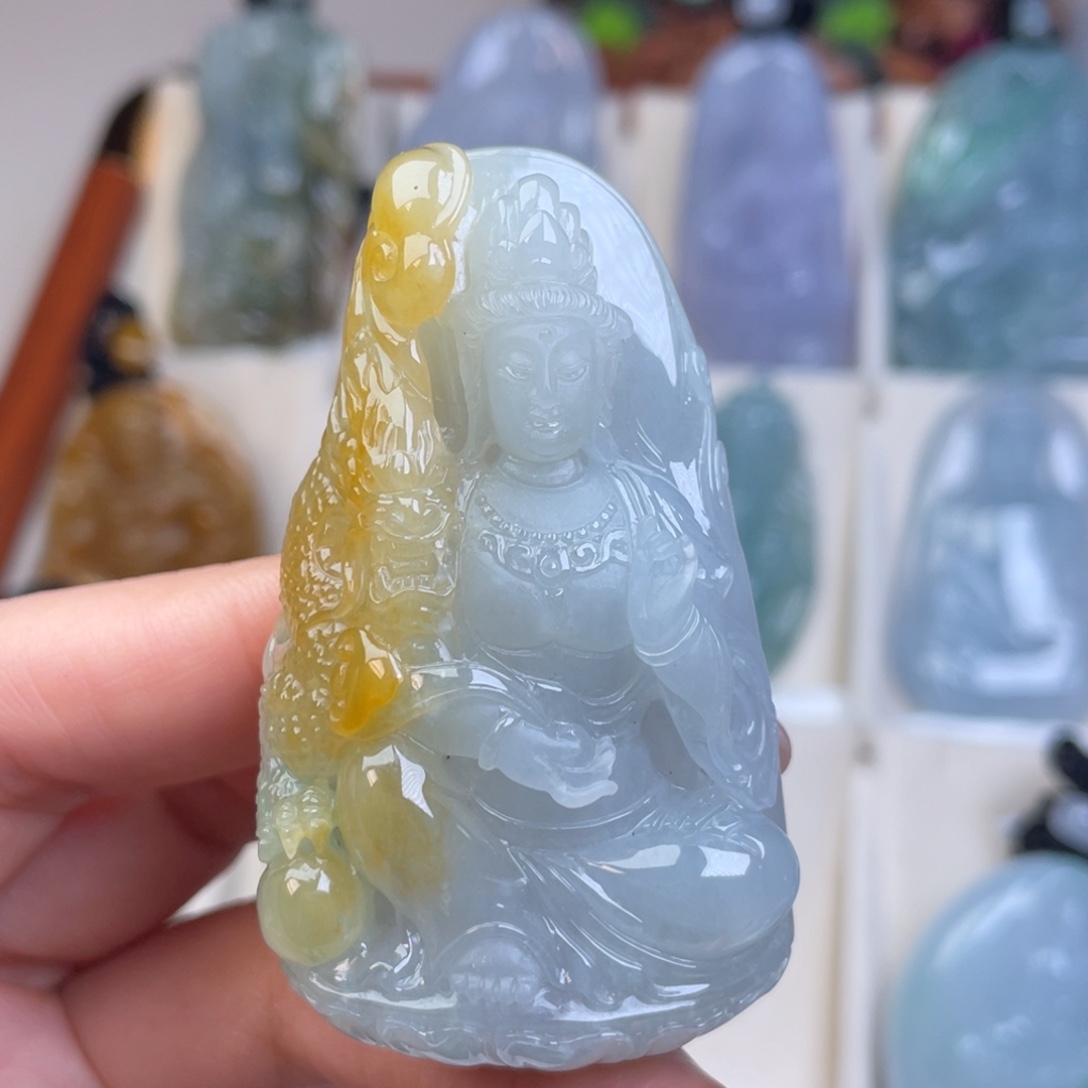 翡翠未镶嵌颈饰天然翡翠