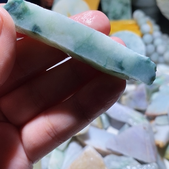 翡翠散珠边角料127