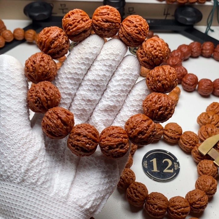 有***梦文玩核桃吊坠24落地红