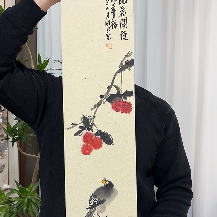 国画唐国良 手绘原创