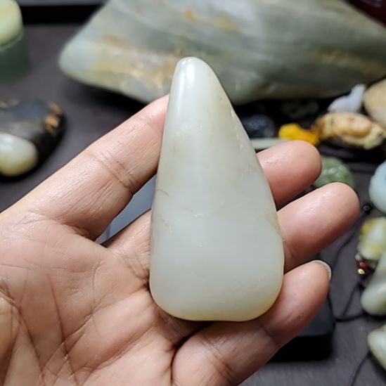 会***头和田玉（糖玉）未镶嵌挂件