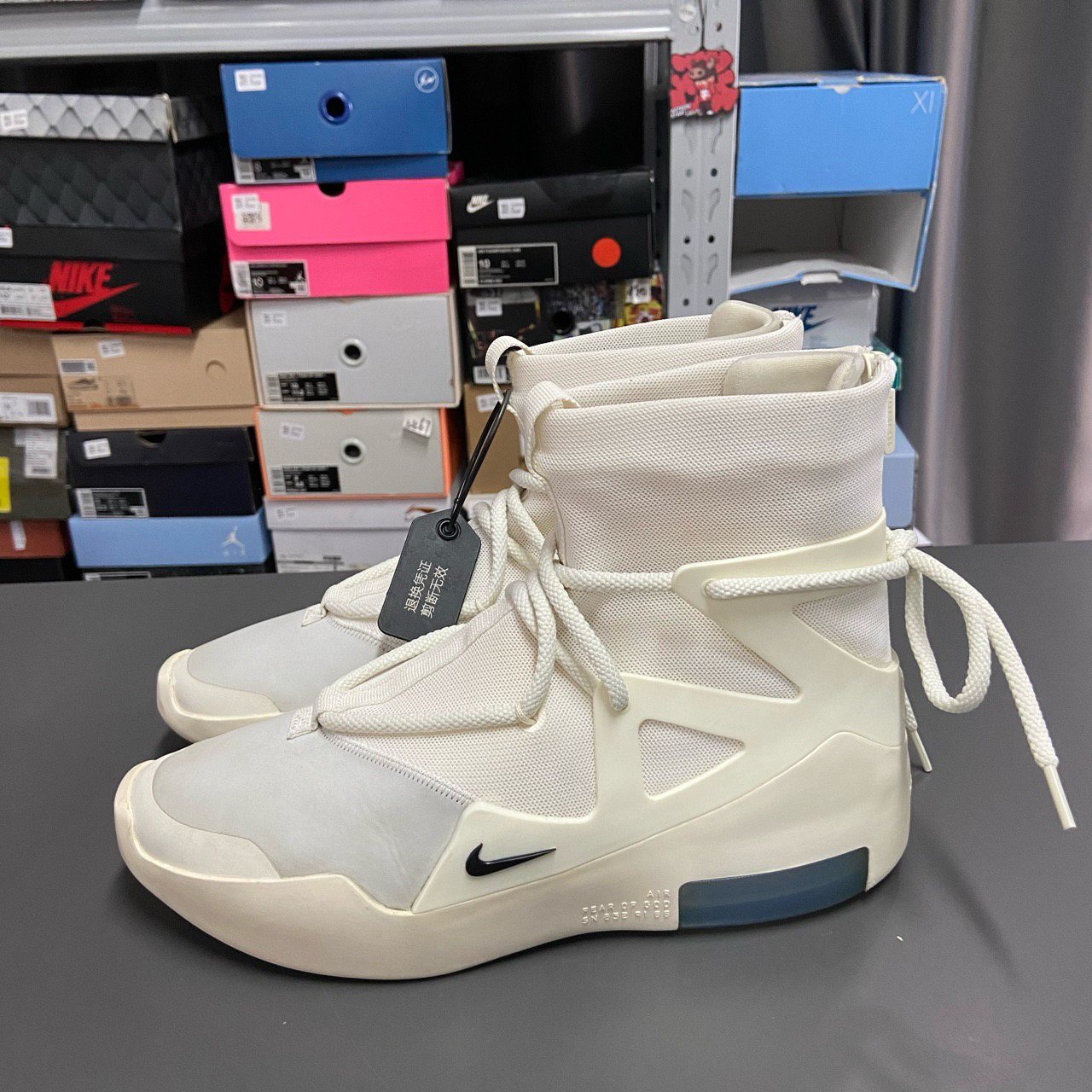 95新 MM6 40.5码 有原盒 fog fear of god 1 白色 灰白 12957037