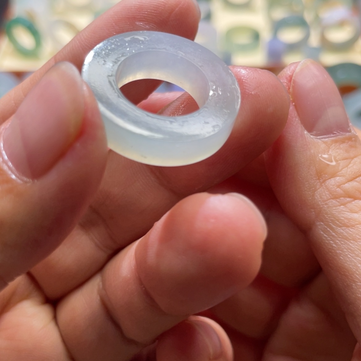 【闪购商品】定制翡翠未镶嵌天然翡翠8-16圈