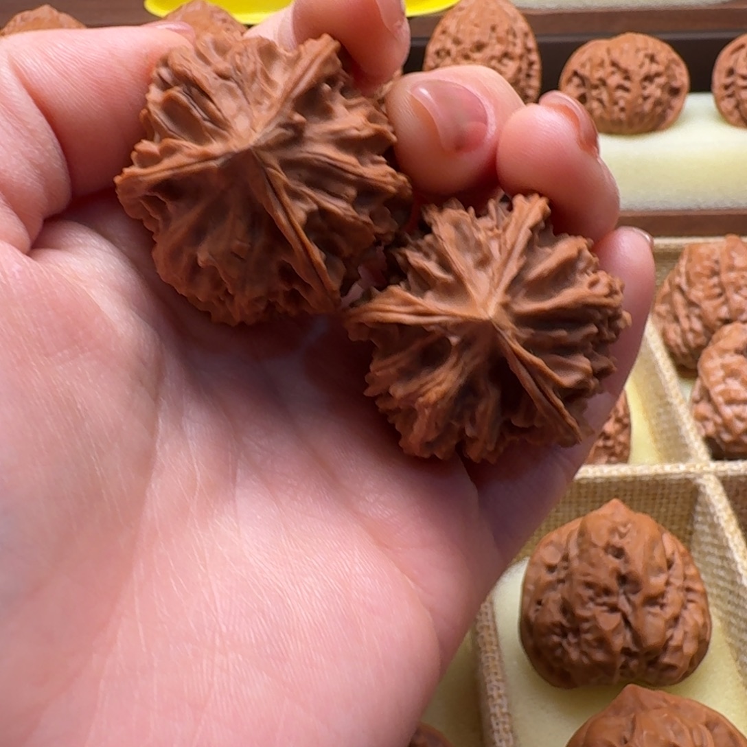 吊坠文玩核桃35全品三棱