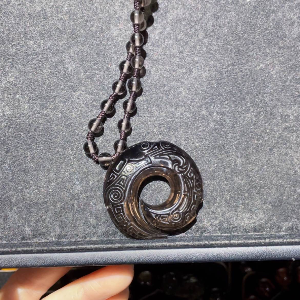 【闪购商品】黑曜岩套链未镶嵌A****L